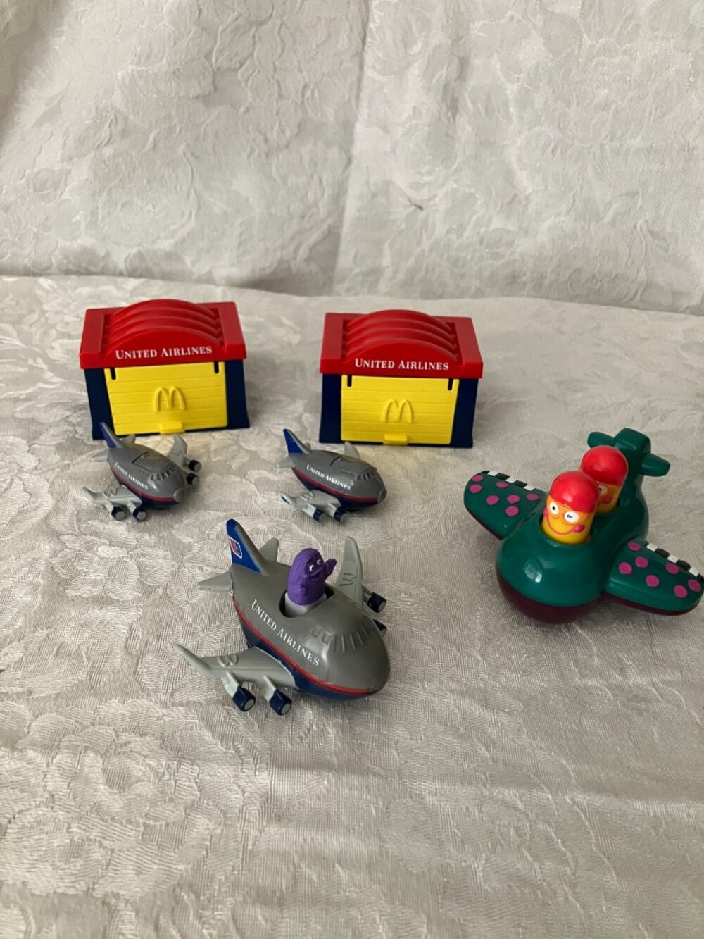 Vintage McDonalds United Airlines toys
